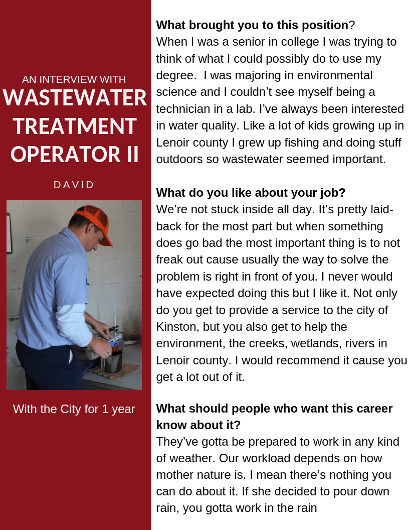 Wastewater Operator II PROFILE