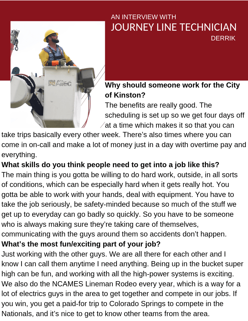 Journey Line Technician profile