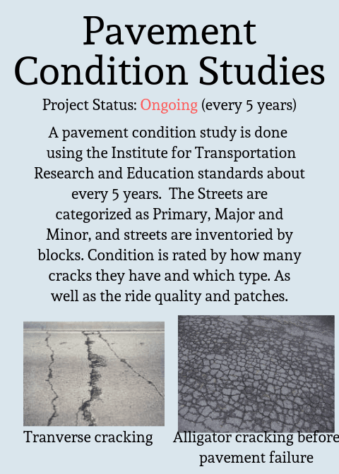 Pavement Condition Studies